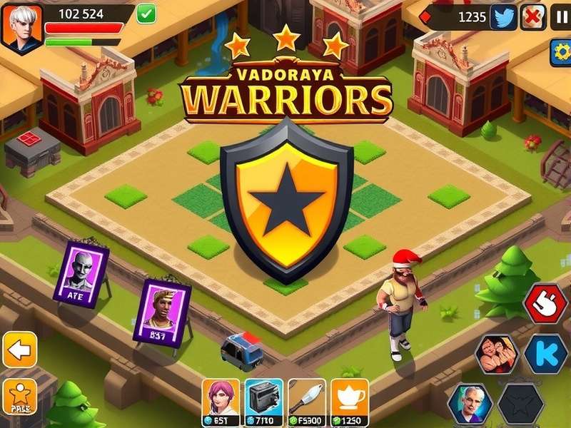 Vadodara Royal Warriors Main Game Screen Vadodara Royal Warriors Game Interface