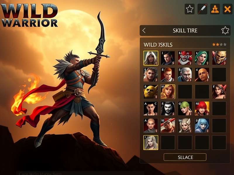 Wild Warrior Action Combat Wild Warrior gameplay screenshot showing combat