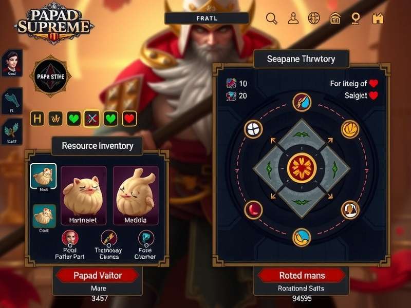 Papad Strife Supreme Map Strategy Competitive map strategy diagram for Papad Strife Supreme showing optimal positioning and rotation paths