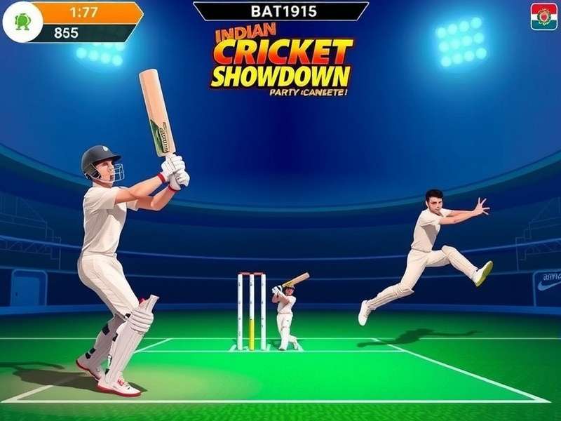 Indian Cricket Showdown Game Modes Indian Cricket Showdown feature showcase with multiple game modes