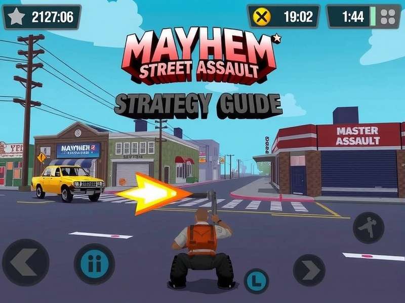Gameplay Action in Mayhem Street Assault Mayhem Street Assault Gameplay Screenshot