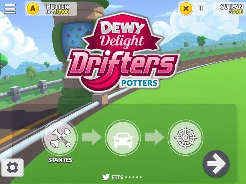 Dewy Delight Drifters Vehicle Customization Interface