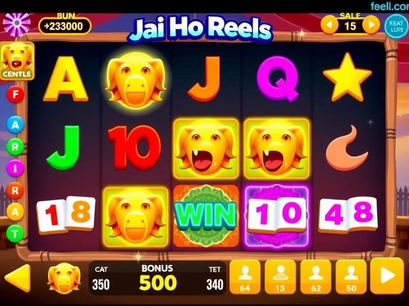 Jai Ho Reels Bonus Features Jai Ho Reels bonus round showing special symbols and multipliers