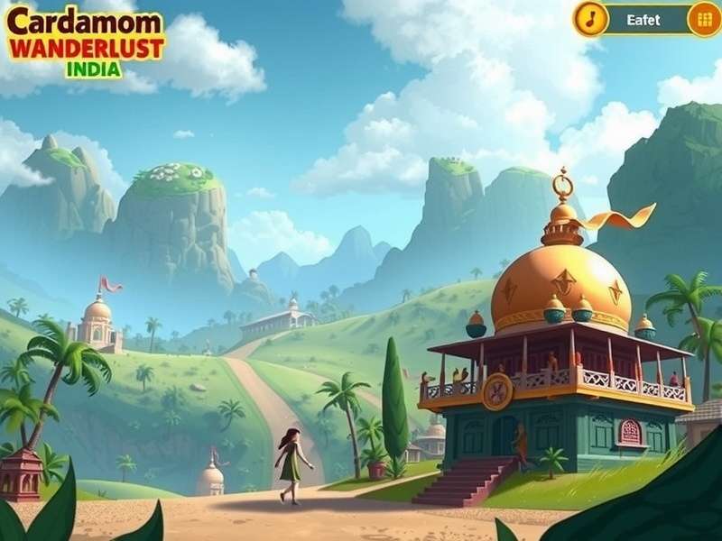 Cardamom Wanderlust India gameplay showcasing Indian landscapes