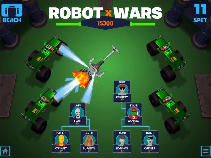 Ponda Robot Wars Combat Strategies Ponda Robot Wars strategy diagram showing combat tactics