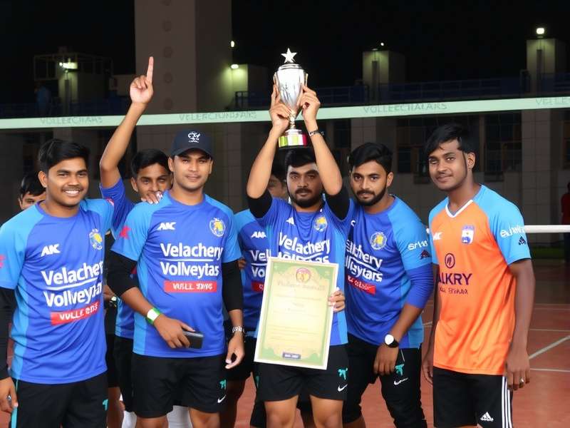 Professional Training Session at Velachery Volley Stars Velachery Volley Stars training session in progress