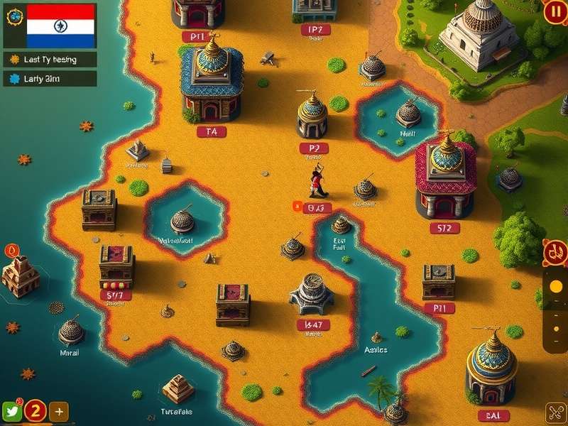 Chola dynasty historical map