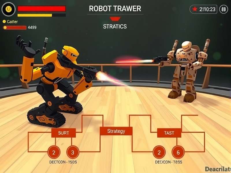 Ponda Robot Wars Gameplay Ponda Robot Wars gameplay screenshot showing robot combat