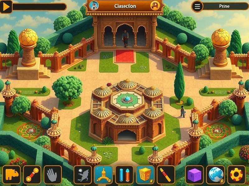 Babur S Garden Legacy garden design interface