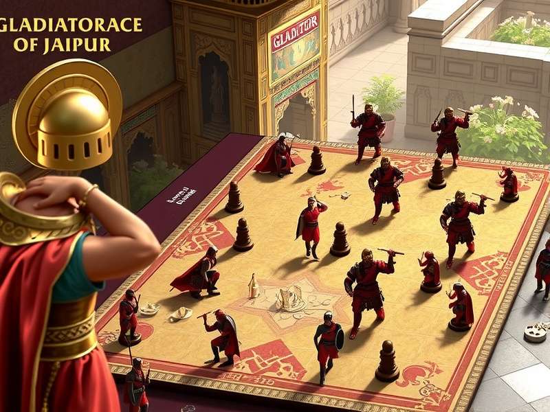 Historical Gladiator Ace Jaipur Gameplay Historical depiction of Gladiator Ace Jaipur gameplay in royal courts