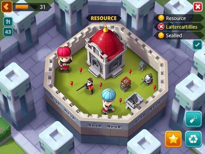 Anise Castle Siege resource management interface