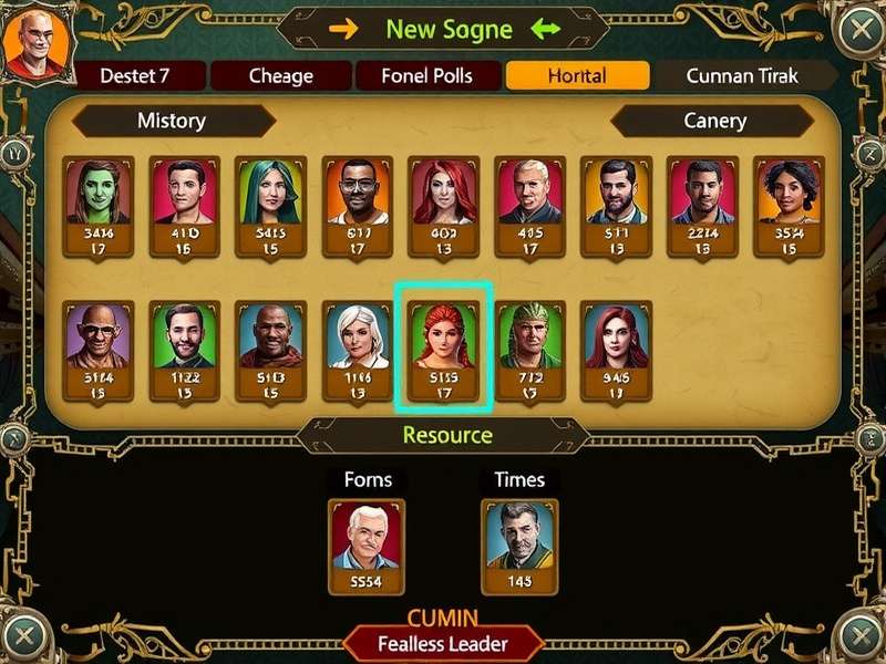 Cumin Fearless Leader Strategic Gameplay Cumin Fearless Leader gameplay screenshot showing strategic interface