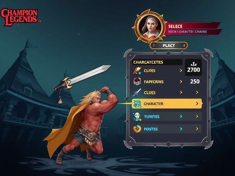 Champion Mace Legends gameplay screenshot showing character combat