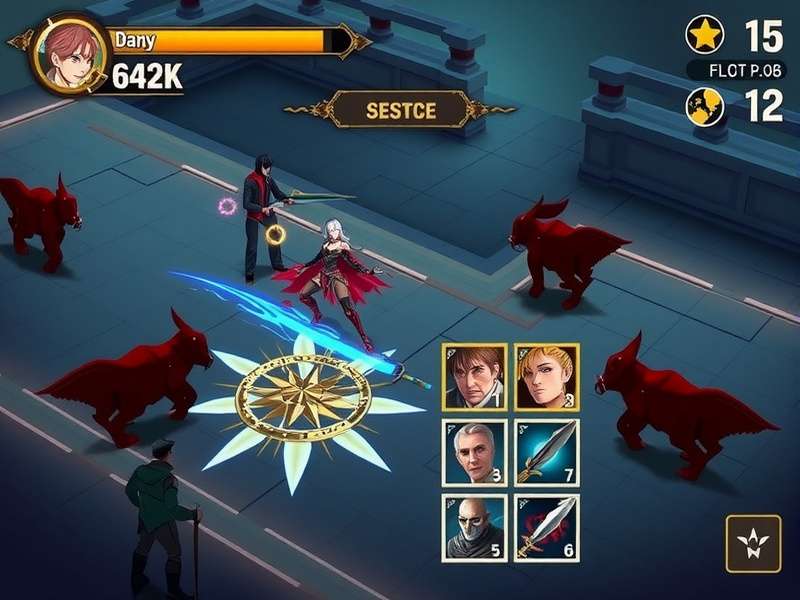 Character selection screen in Champion Mace Legends