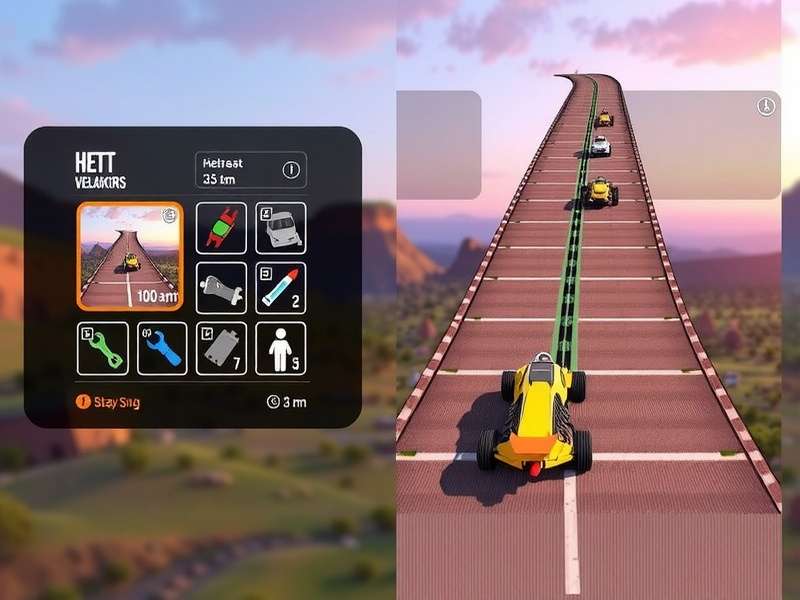 Bharat Helix Sprint track showing optimal racing line