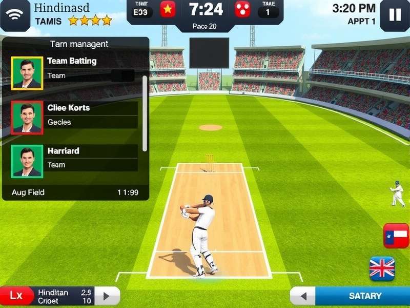 Hindustan Cricket Ace Field Placement Strategy Hindustan Cricket Ace field placement strategy screen