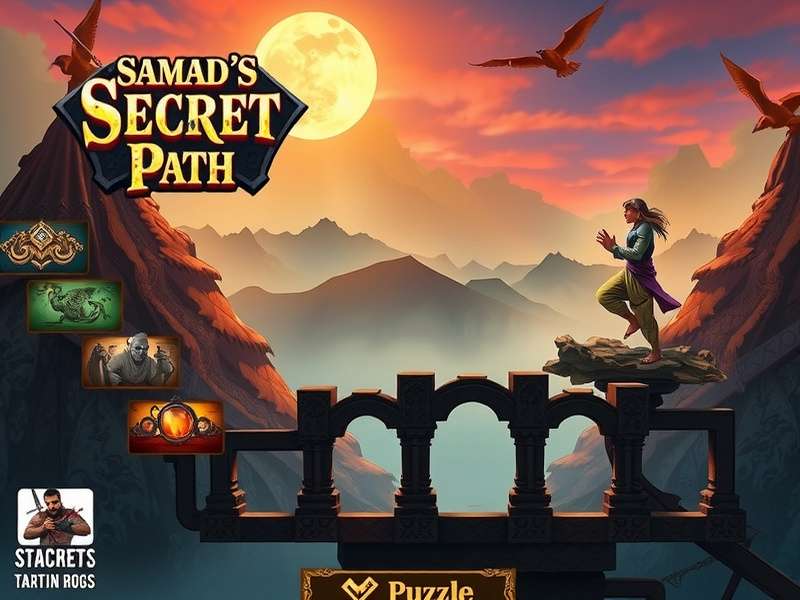 Character artwork from Samad S Secret Path showing main characters