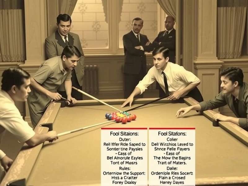 Delhi Pool Wizards gameplay showing players around a billiards table