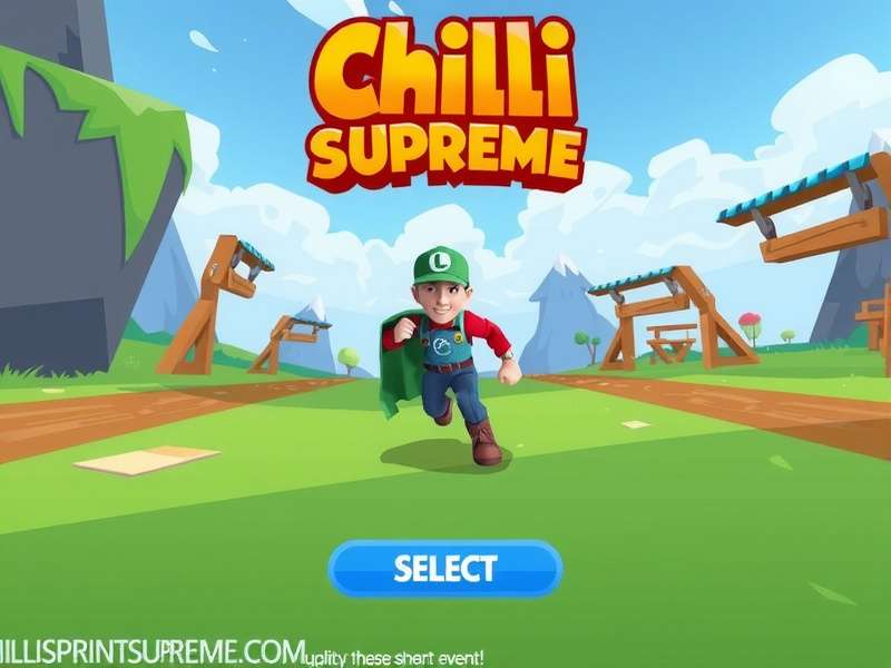 Character Selection in Chilli Sprint Supreme Chilli Sprint Supreme character selection screen