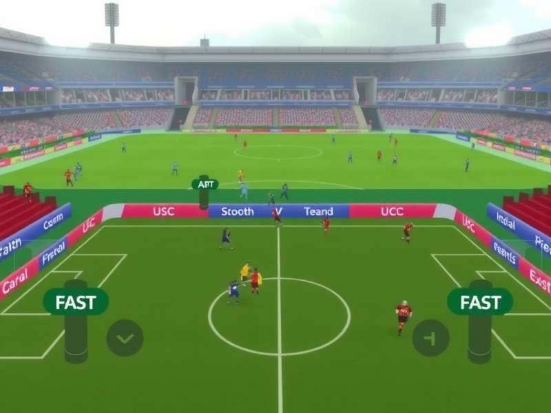 FIFA 06 Bengal Tigers gameplay screenshot showing Indian stadium