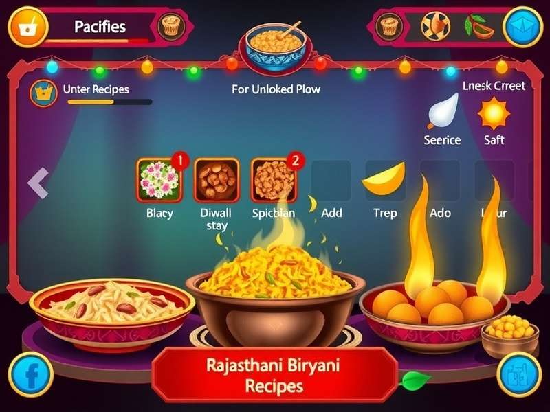 Rajasthani Biryani Adventure festival event showcasing Diwali special recipes