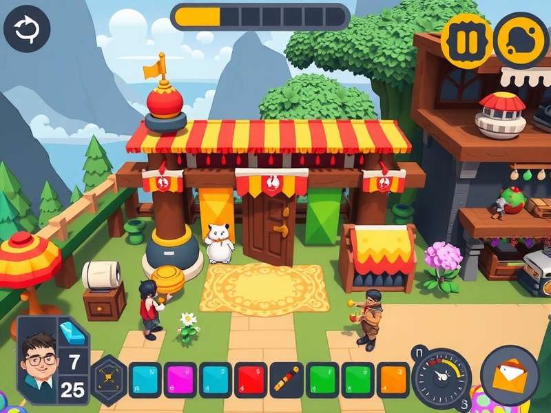 Pixel Crafting Pro showing cultural festival event in game