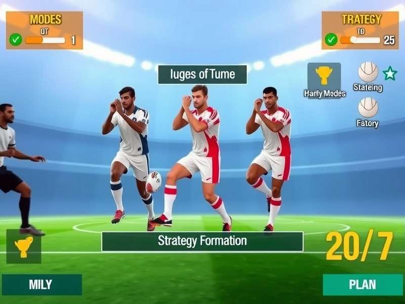 Indian Rugby Dominator game modes selection screen