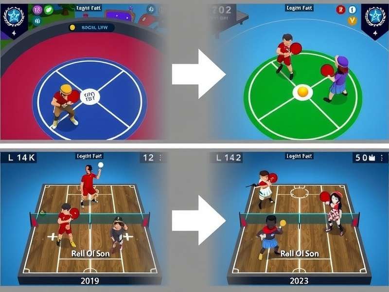 Paddle Legend Star gameplay interface showing paddle mechanics and scoring system