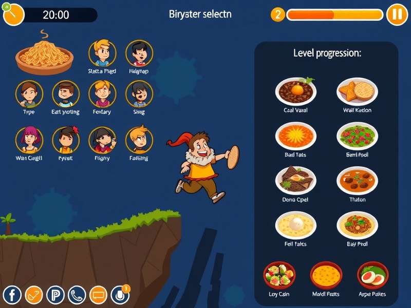 Madhya Pradesh Biryani Jump Gameplay Madhya Pradesh Biryani Jump gameplay screenshot showing character jumping between biryani ingredients
