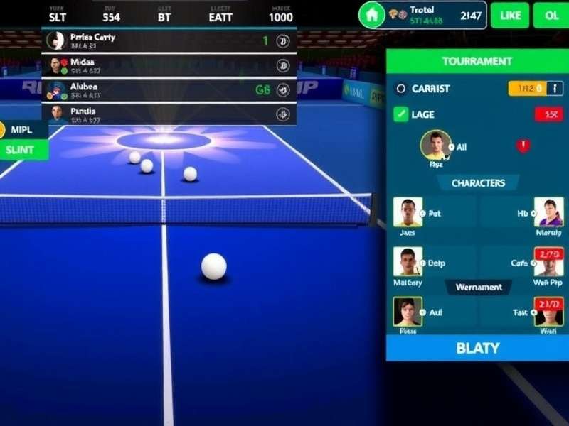 Player Customization in Table Tennis Star: India's Pride Table Tennis Star: India's Pride character customization screen