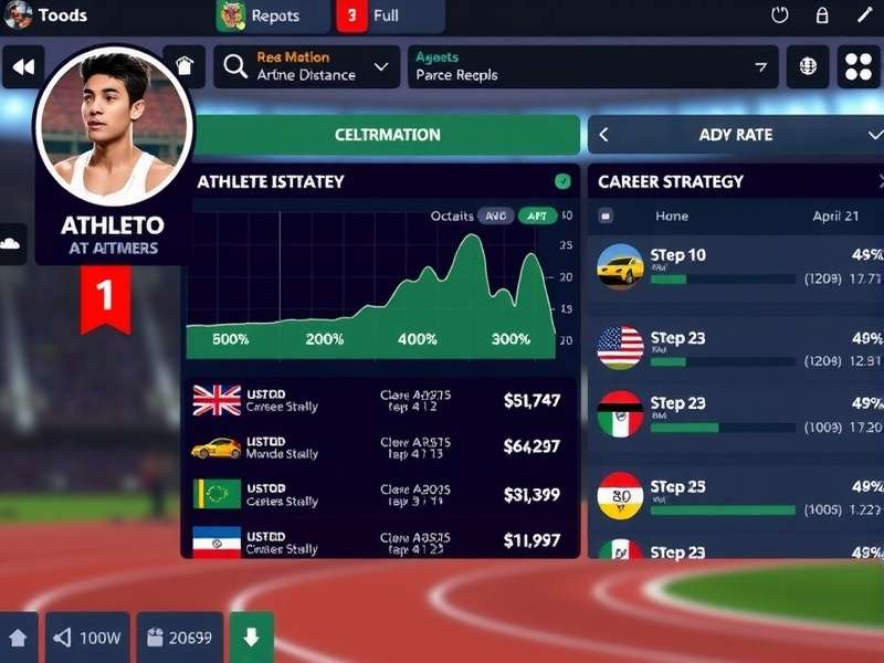 Middle Distance Maestro race strategy interface