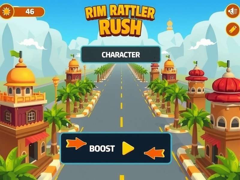 Rim Rattler Rush - Diverse Character Roster Rim Rattler Rush character selection screen