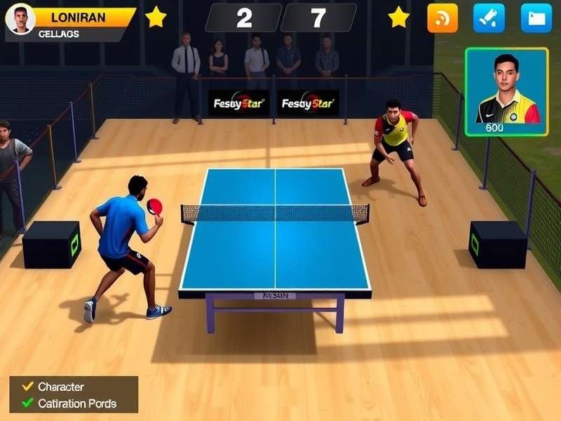 Tournament Mode in Table Tennis Star: India's Pride Table Tennis Star: India's Pride tournament mode interface