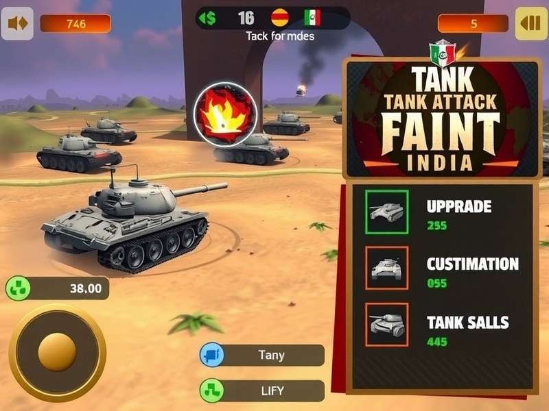 Tank Attack India community event with players collaborating