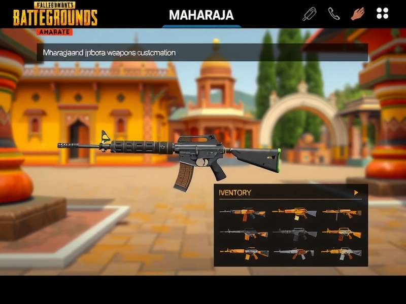 PUBG Maharaja weapon customization options