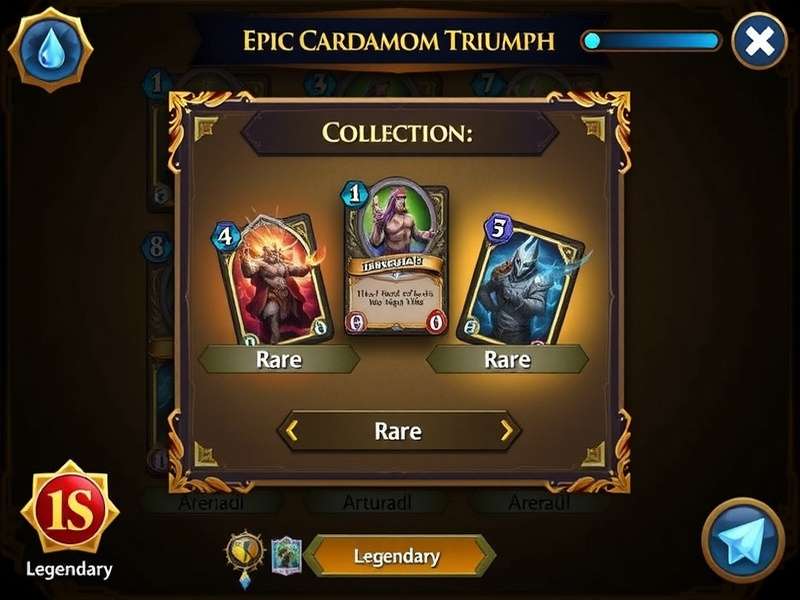 Epic Cardamom Triumph card collection interface