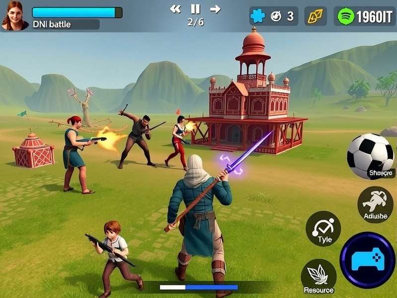 Valiant Raiders Ahmedabad gameplay screenshot showing action sequence