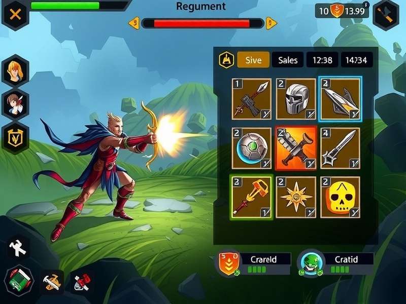 Archero Vanguard Commander Combat Scene Archero Vanguard Commander gameplay screenshot showing combat mechanics