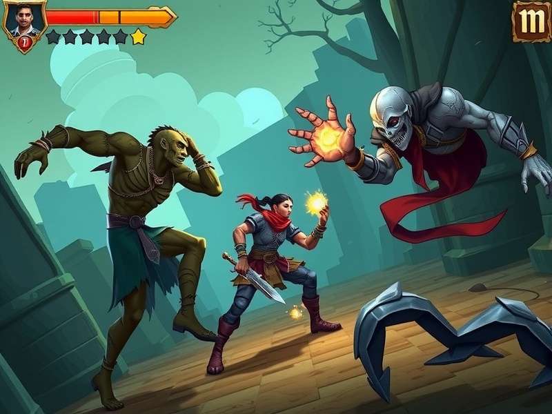 Indian Saga Crawler Combat Mechanics Indian Saga Crawler combat scene with special effects