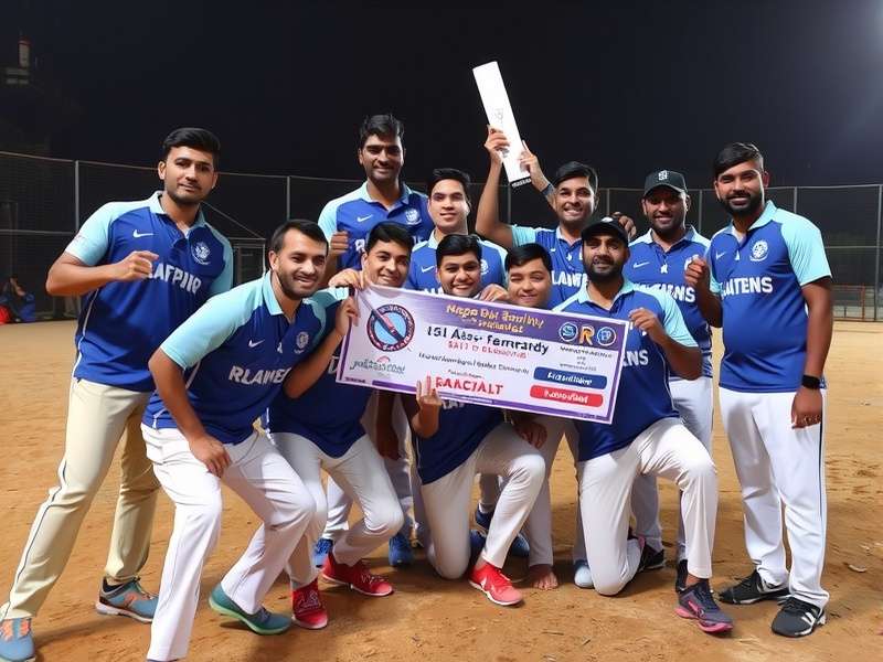 Nagpur Ball Breakers First Championship Celebration Historical moment of Nagpur Ball Breakers first championship win