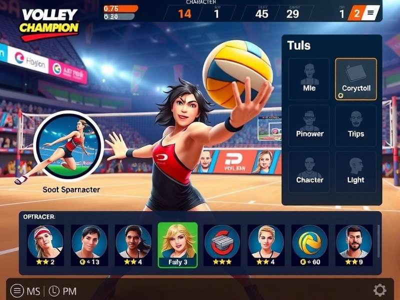 Volley Glory Champion esports tournament with intense competition