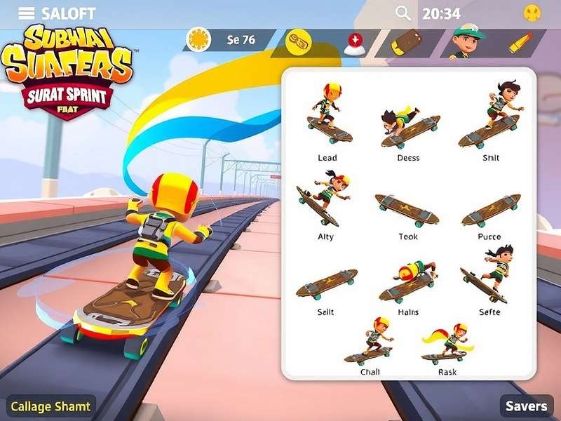 Subway Surfers Surat Sprint gameplay screenshot