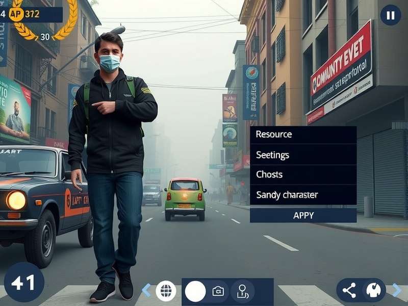 Character Selection in Bombay Street Protector Bombay Street Protector character selection screen