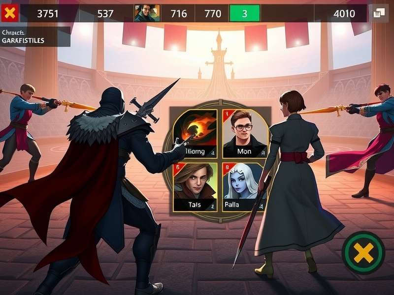 Sentinel Glorious Combat Character Selection Screen Sentinel Glorious Combat gameplay screenshot showing character selection