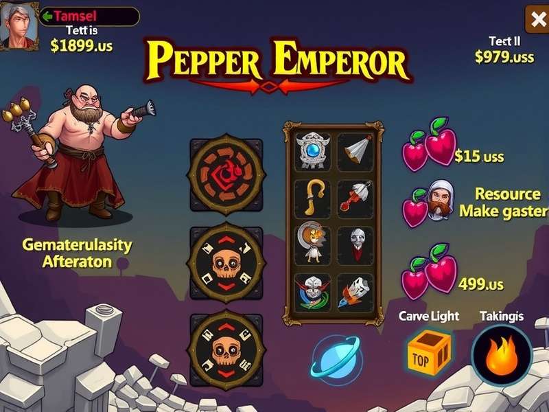 Pepper Fury Emperor Resource Management Interface