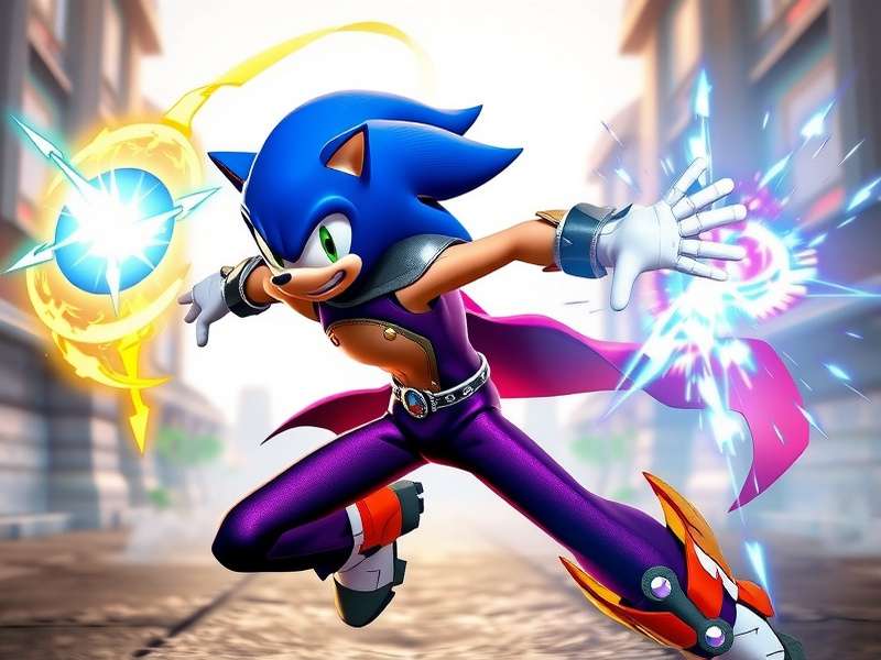 Sonic Valor India multiplayer battle scene with special effects