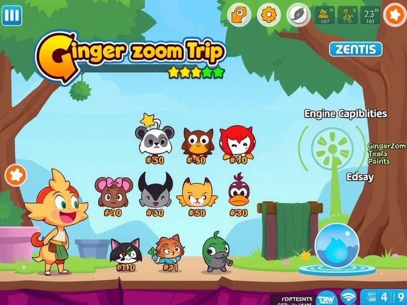 Technical diagram showing Ginger Zoom Trip engine capabilities