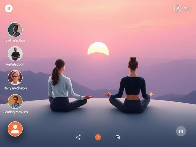 Inner Journey Explorer gameplay interface showing meditation and self-reflection activities