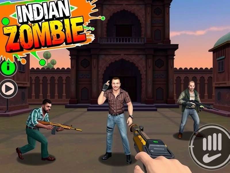 Indian Zombie Strike - Main Game Artwork Indian Zombie Strike Game Cover