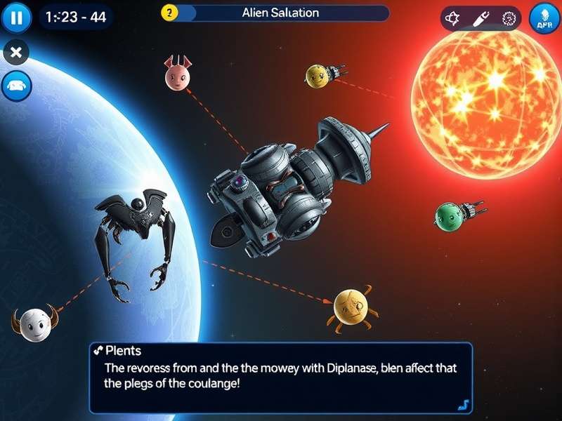 Galactic Salvation Saga - Space Exploration Galactic Salvation Saga gameplay screenshot showing space exploration